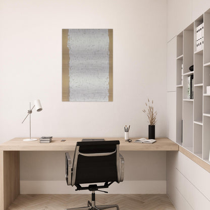Enter - Minimalism - Robert Ryman Brushed Aluminum Print - 70x100 cm / 28x40 inches | Robert Ryman Aluminum Print | Robert Ryman Prints