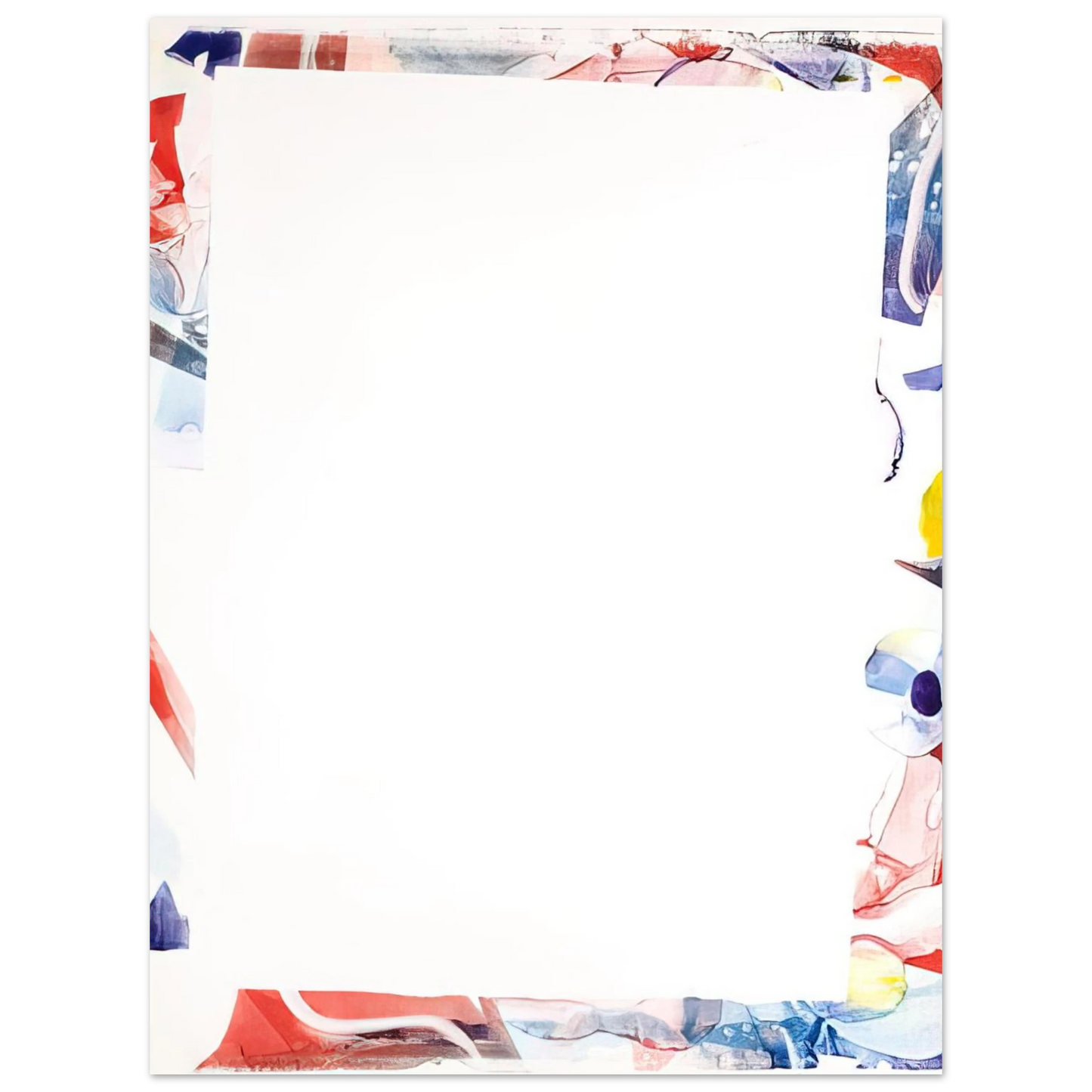 Sam Francis - Untitled  SFM66-03   75x100 cm / 30x40inches Fine Art Poster