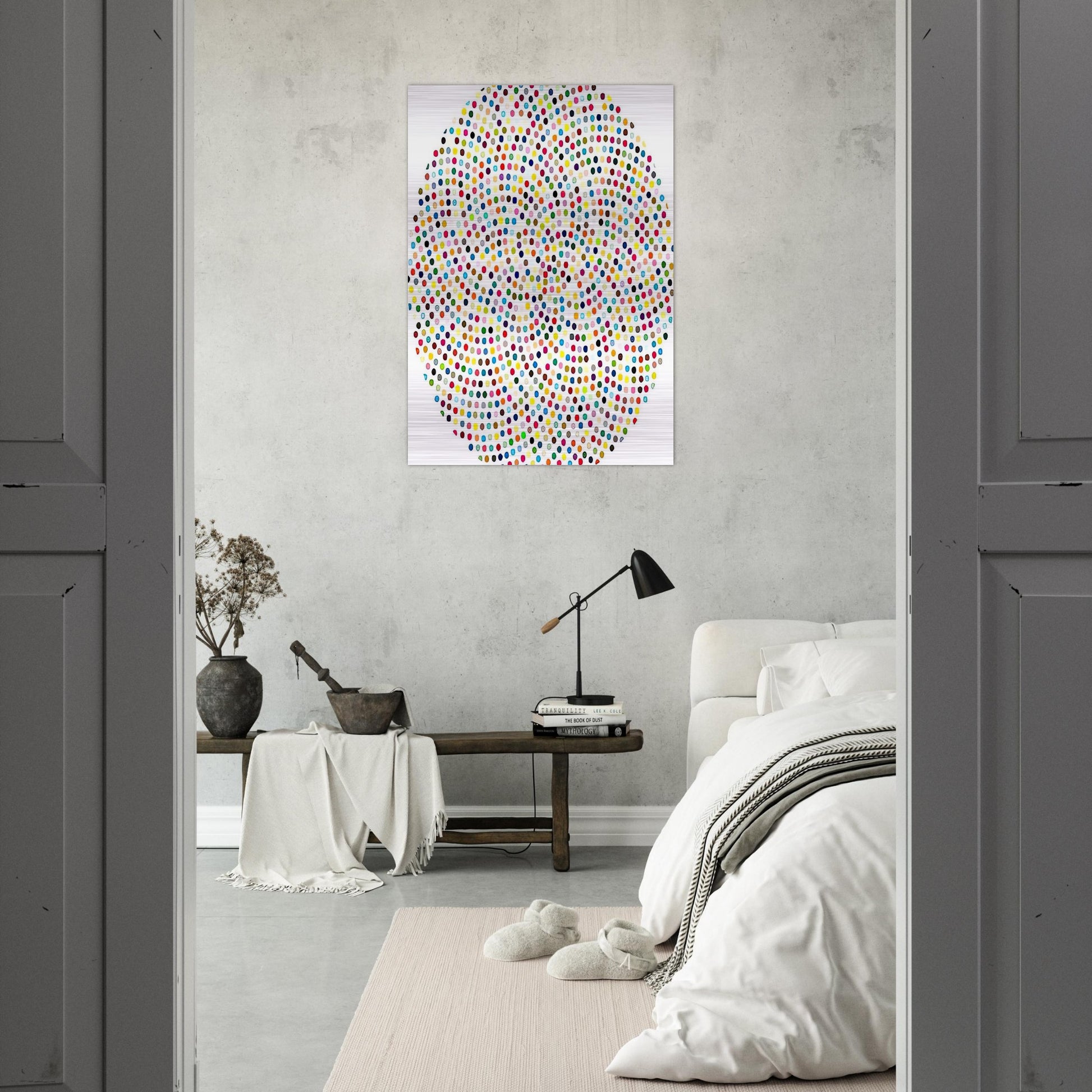 VALIUM - Damien Hirst Brushed Aluminum Print - 70x100 cm / 28x40 inches | Damien Hirst Aluminum Print | Damien Hirst Prints