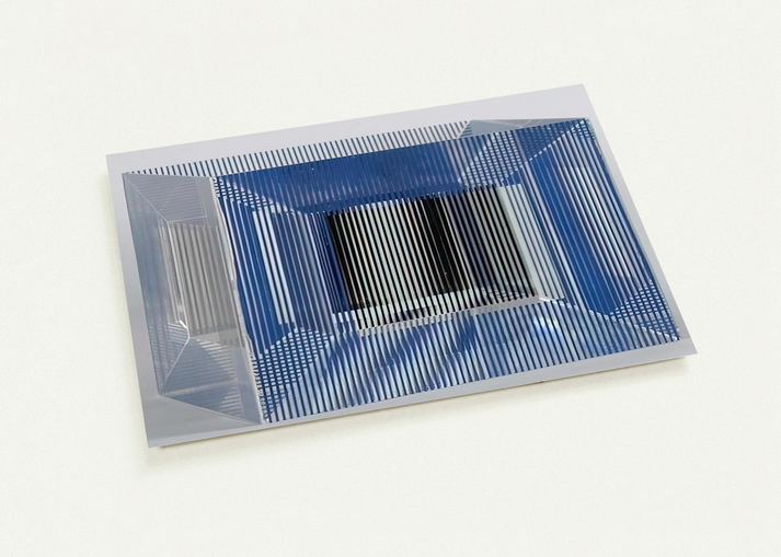 CUBE WITH AMBIGOUS SPACE 1981 By Jesus Rafael Soto Pack of 10 Post Cards | Jesus Rafael Soto Post Cards | A6 (10.5 x 14.8 cm) - 4.1 x 5.8 inches