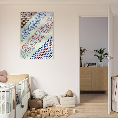 COMPOSITION 27 - Sonia Delaunay Brushed Aluminum Print - 70x100 cm / 28x40 inches | Sonia Delaunay Aluminum Print | Sonia Delaunay Prints