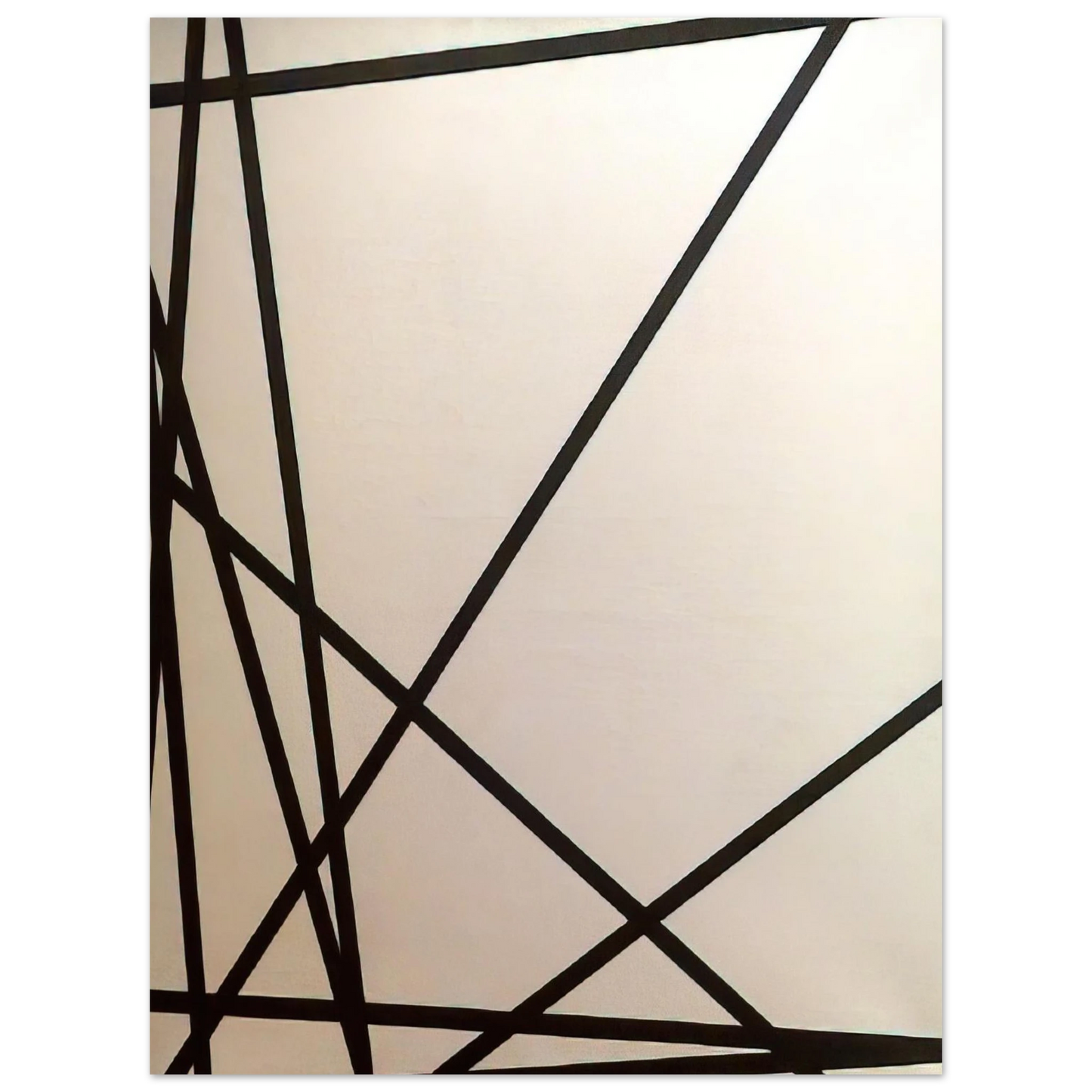 Francois Morellet - 10 lignes au hasard - 1975  75x100 cm / 30x40inches Fine Art Poster