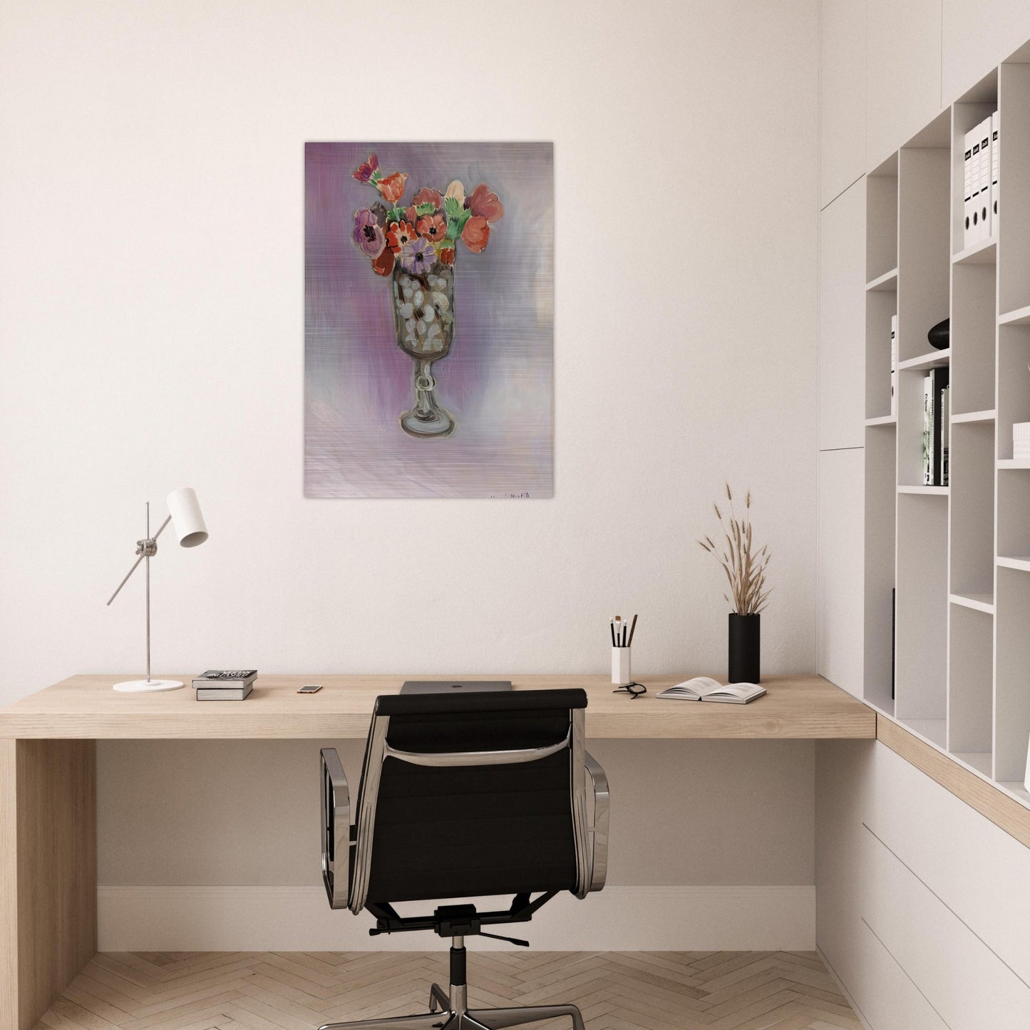 BOUQUET OF ANEMONES 1918 - Henri Matisse Brushed Aluminum Print - 70x100 cm / 28x40 inches | Henri Matisse Aluminum Print | Henri Matisse Prints