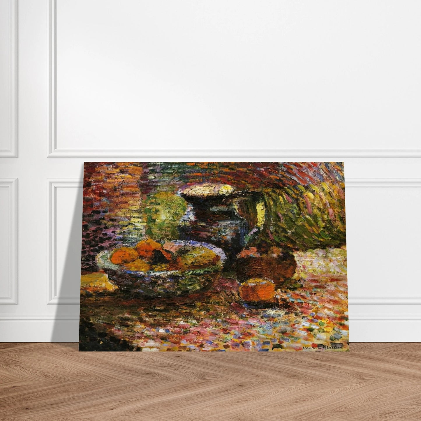 STILL LIFE WITH PITCHER AND FRUIT - Henri Matisse Brushed Aluminum Print - 70x100 cm / 28x40 inches | Henri Matisse Aluminum Print | Henri Matisse Prints