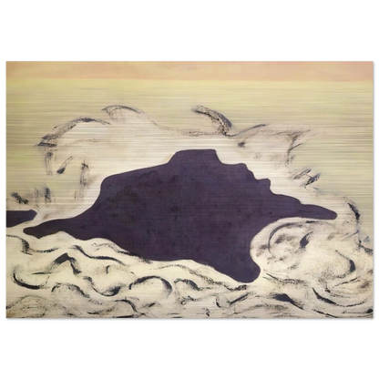 Advancing Sea - 1953 - Milton Avery Brushed Aluminum Print - 70x100 cm / 28x40 inches | Milton Avery Aluminum Print | Milton Avery Prints