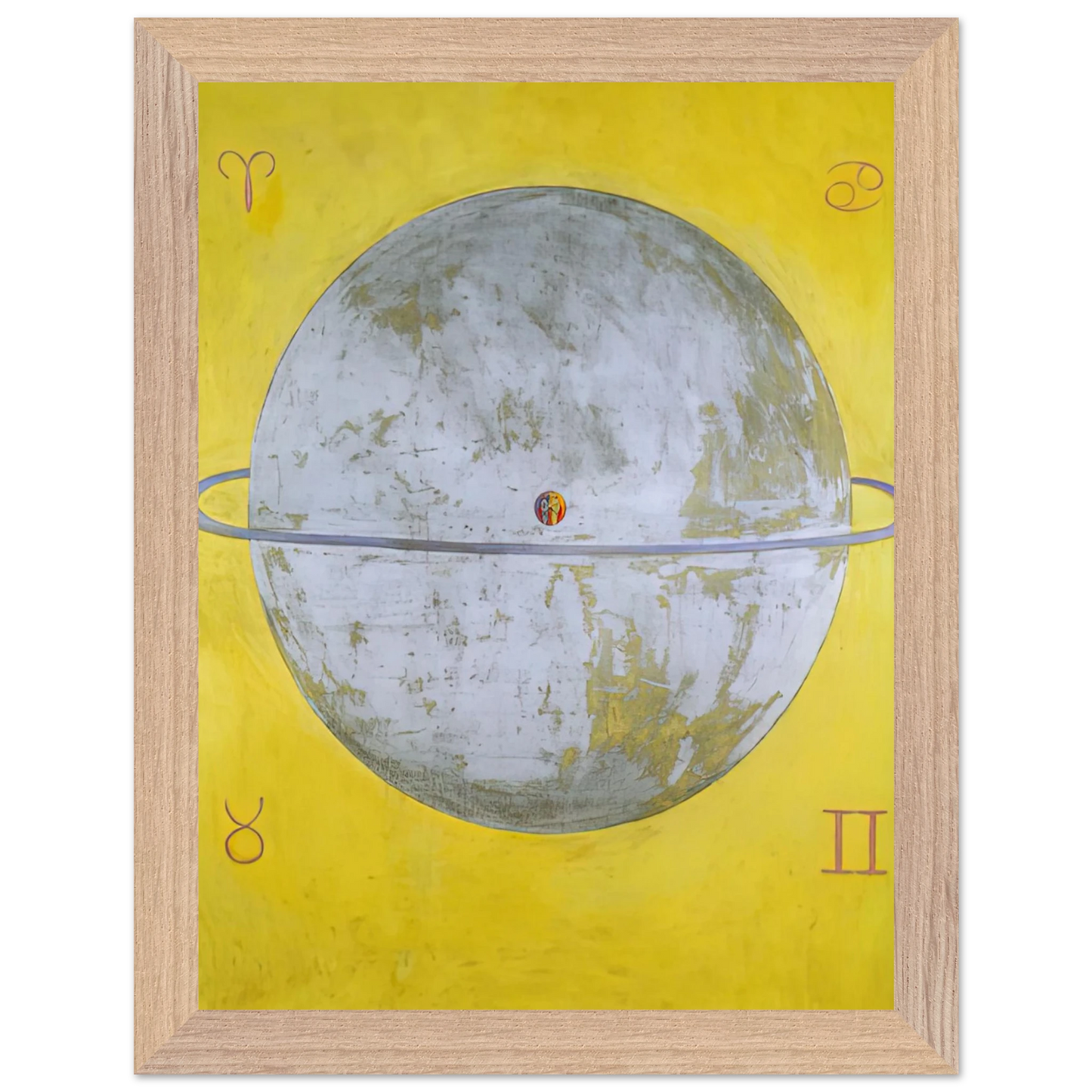 Hilma af Klint - THE DOVE NR 12 1915 Wall art - 60x80 cm / 24x32 inches - Fine Art Poster-canvas - -