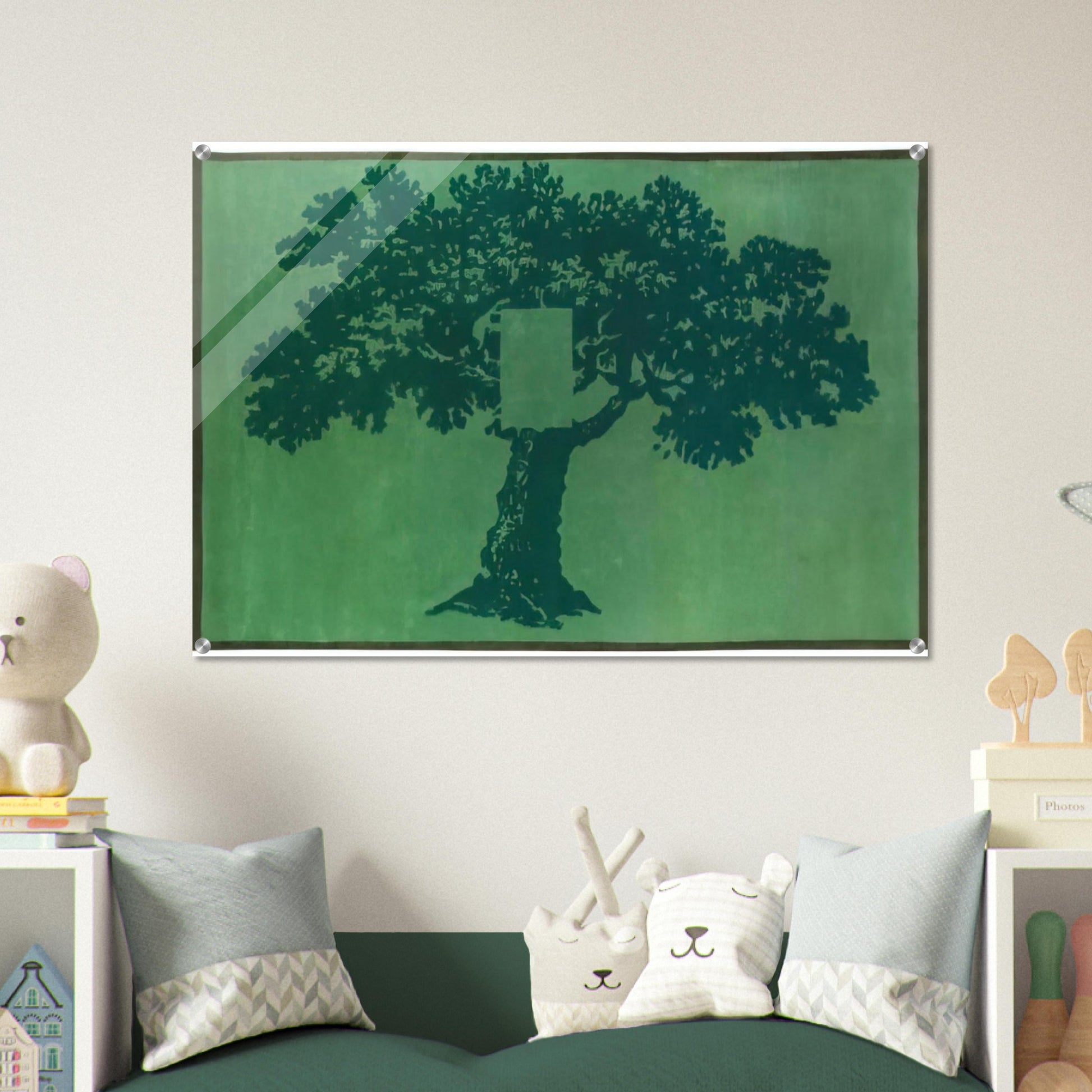 Albero Per Terra - 1984 - Mario Schifano Acrylic Print - 70x100 cm / 28x40″ inches