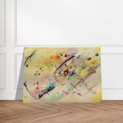 BRIGHT PICTURE 1913 - Wassily Kandinsky Brushed Aluminum Print - 70x100 cm / 28x40 inches | Wassily Kandinsky Aluminum Print | Wassily Kandinsky Prints