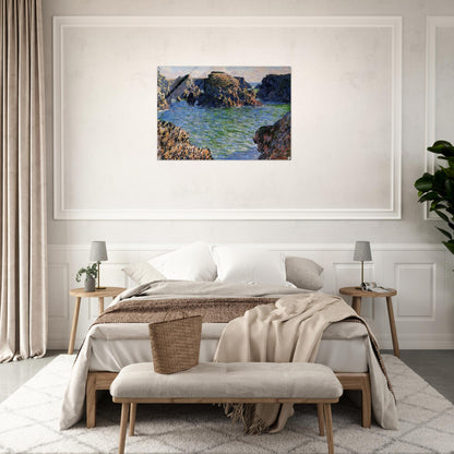 Coming into Port-Goulphar, Belle-Ile - claude monet Acrylic Print - 70x100 cm / 28x40″ inches