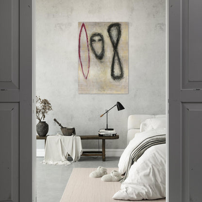 TRIPLE FORM 1982 - Susan Rothenberg Brushed Aluminum Print - 70x100 cm / 28x40 inches | Susan Rothenberg Aluminum Print | Susan Rothenberg Prints
