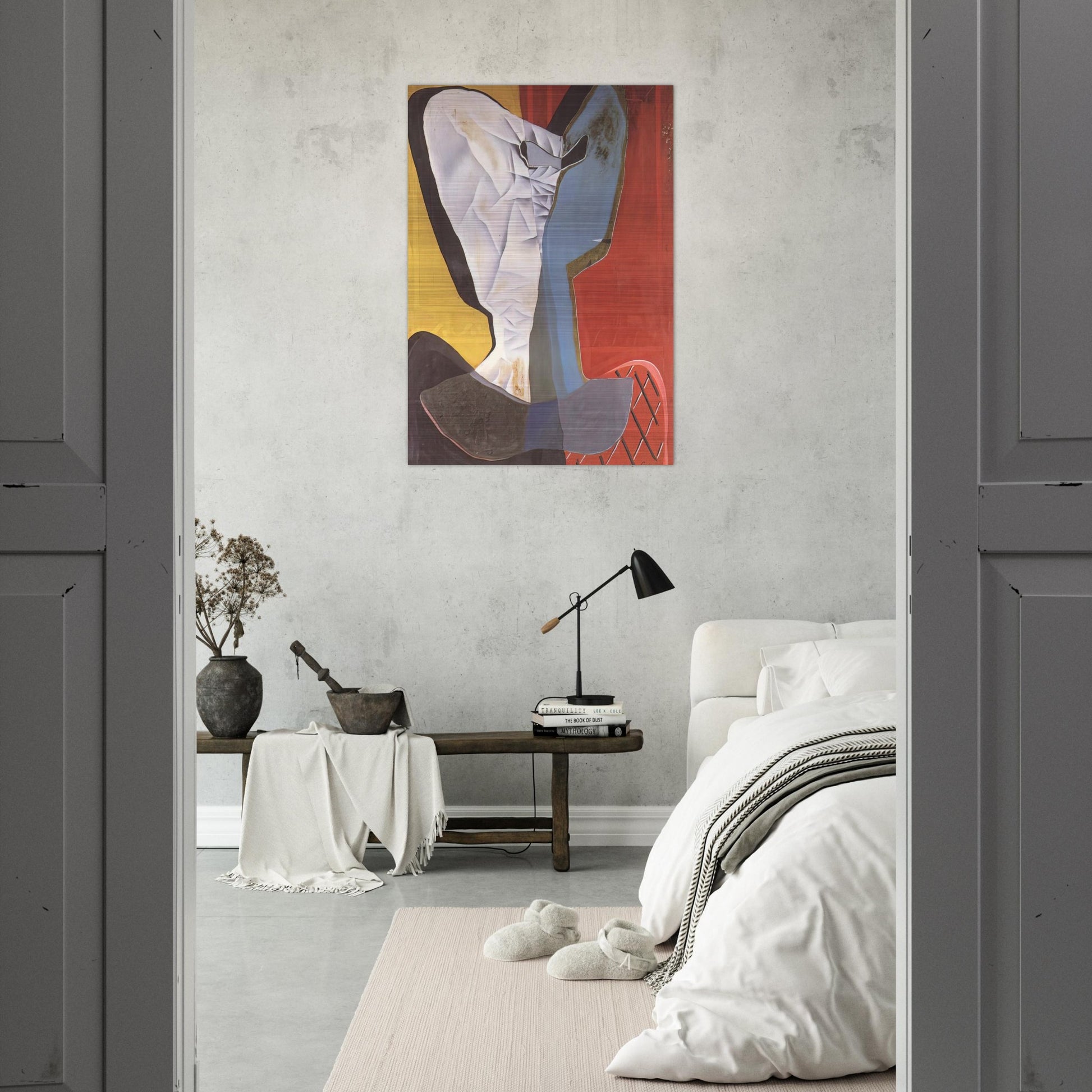 HARLEQUIN 1927 - Salvador Dali Brushed Aluminum Print - 70x100 cm / 28x40 inches | Salvador Dali Aluminum Print | Salvador Dali Prints