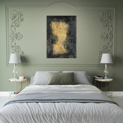 Bolo - Tachisme - Emil Schumacher Brushed Aluminum Print - 70x100 cm / 28x40 inches | Emil Schumacher Aluminum Print | Emil Schumacher Prints