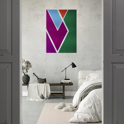 Untitled Mostly Mozart Festival - 1971 - Larry Zox Brushed Aluminum Print - 70x100 cm / 28x40 inches | Larry Zox Aluminum Print | Larry Zox Prints