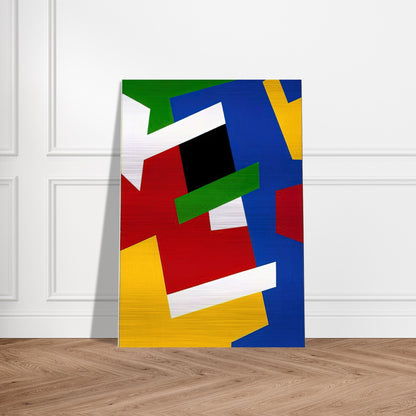 Strates solaires - Fernand Leduc Brushed Aluminum Print - 70x100 cm / 28x40 inches | Fernand Leduc Aluminum Print | Fernand Leduc Prints