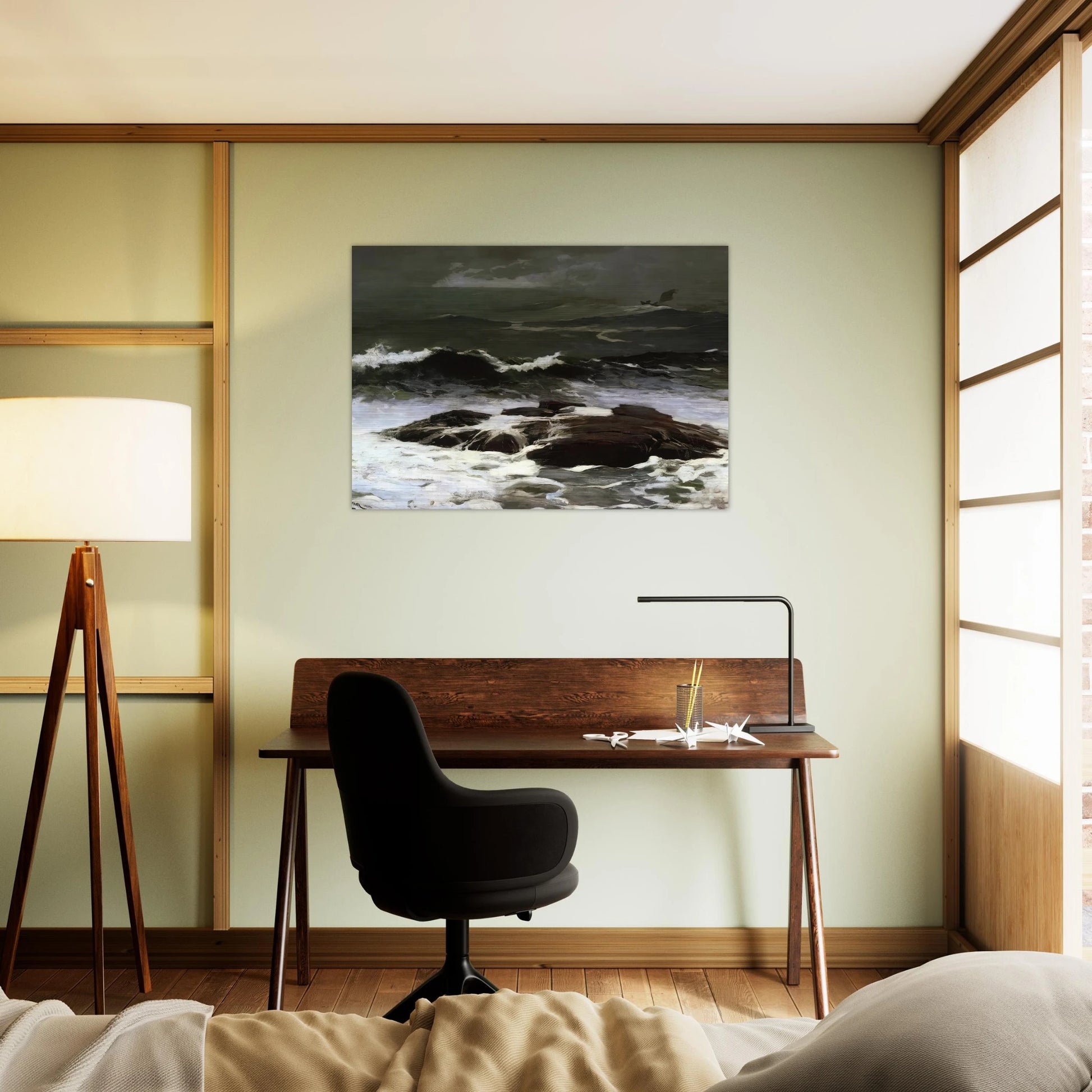 SUMMER SQUALL 1904 - Winslow Homer Brushed Aluminum Print - 70x100 cm / 28x40 inches | Winslow Homer Aluminum Print | Winslow Homer Prints