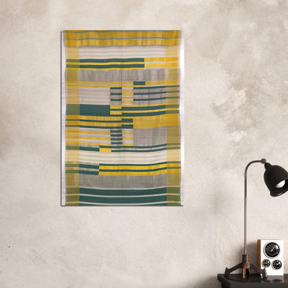 WALL HANGING 1925 - Anni Albers Brushed Aluminum Print - 70x100 cm / 28x40 inches | Anni Albers Aluminum Print | Anni Albers Prints