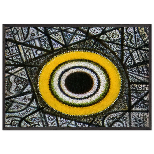 Now a Turning Orb - Abstract Expressionism - Richard Pousette-Dart 70x100 cm / 28x40 inches Framed Art Print – Black Wooden Frame