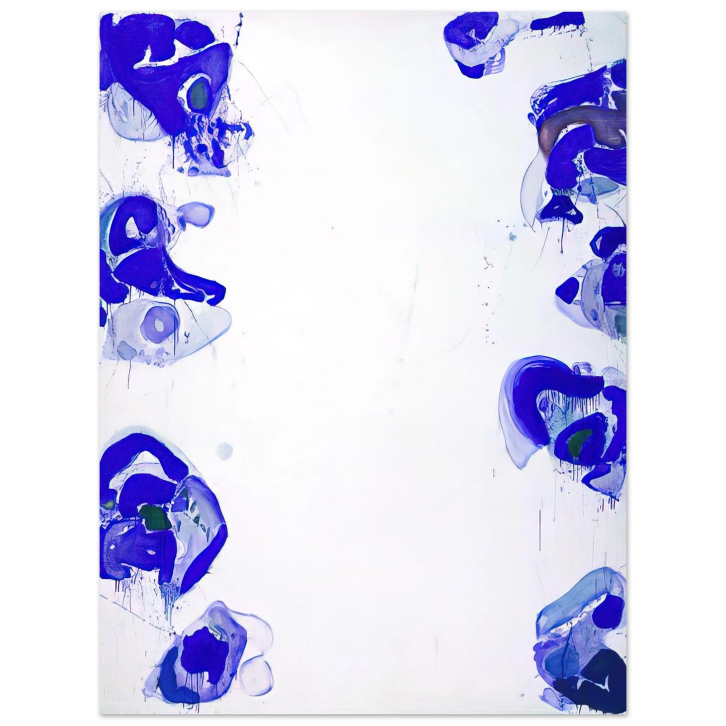 Sam Francis - Blue Balls  75x100 cm / 30x40inches Fine Art Poster