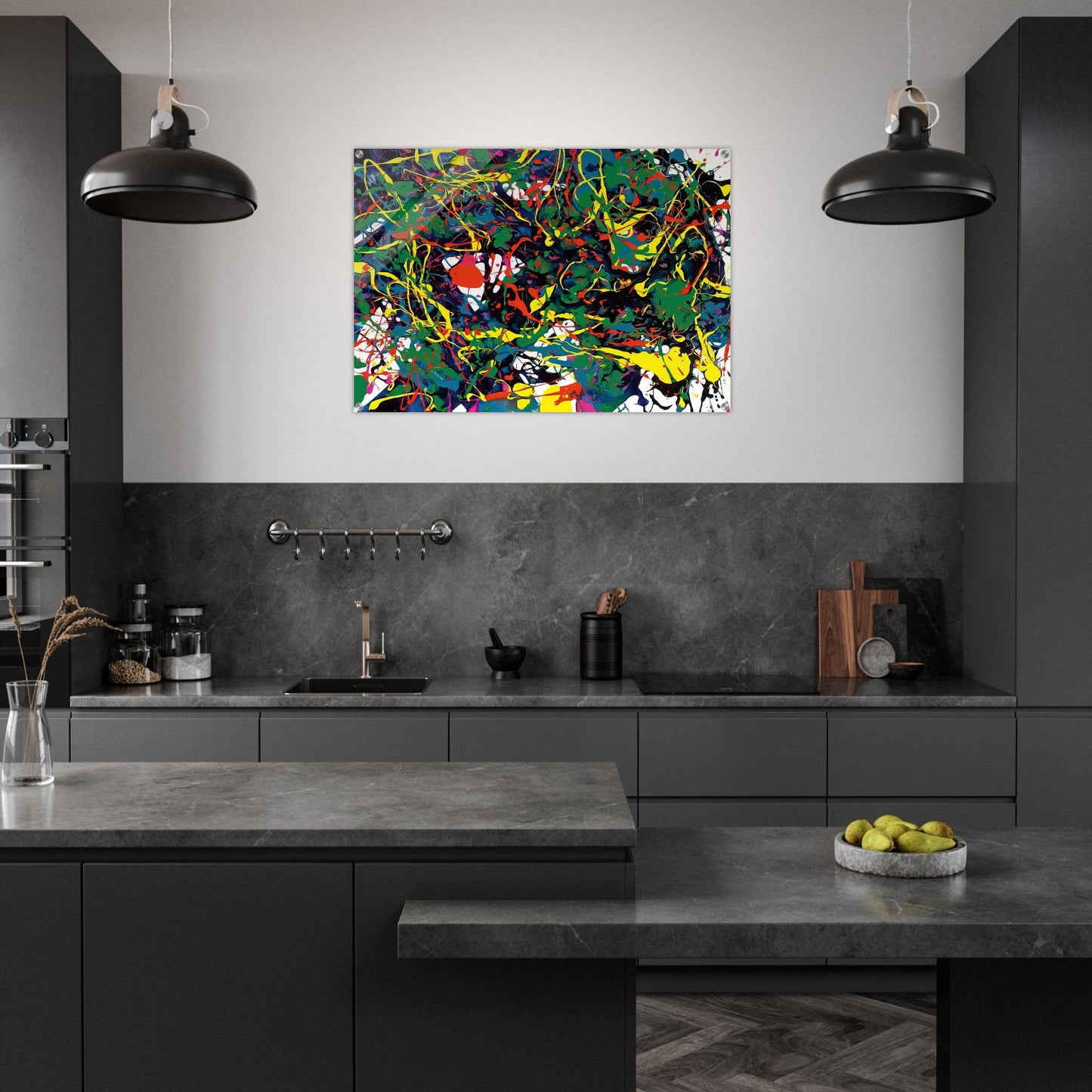 Untitled  SFP94-55  SFF 1729  - Sam Francis Acrylic Print - 70x100 cm / 28x40″ inches