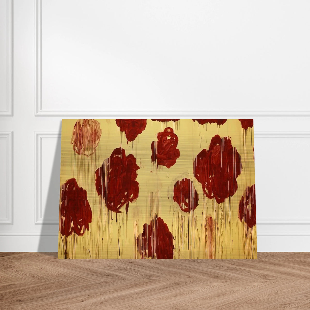Untitled,  Blooming, A Scattering of Blossoms & Other Things  - Cy Twombly Brushed Aluminum Print - 70x100 cm / 28x40 inches | Cy Twombly Aluminum Print | Cy Twombly Prints
