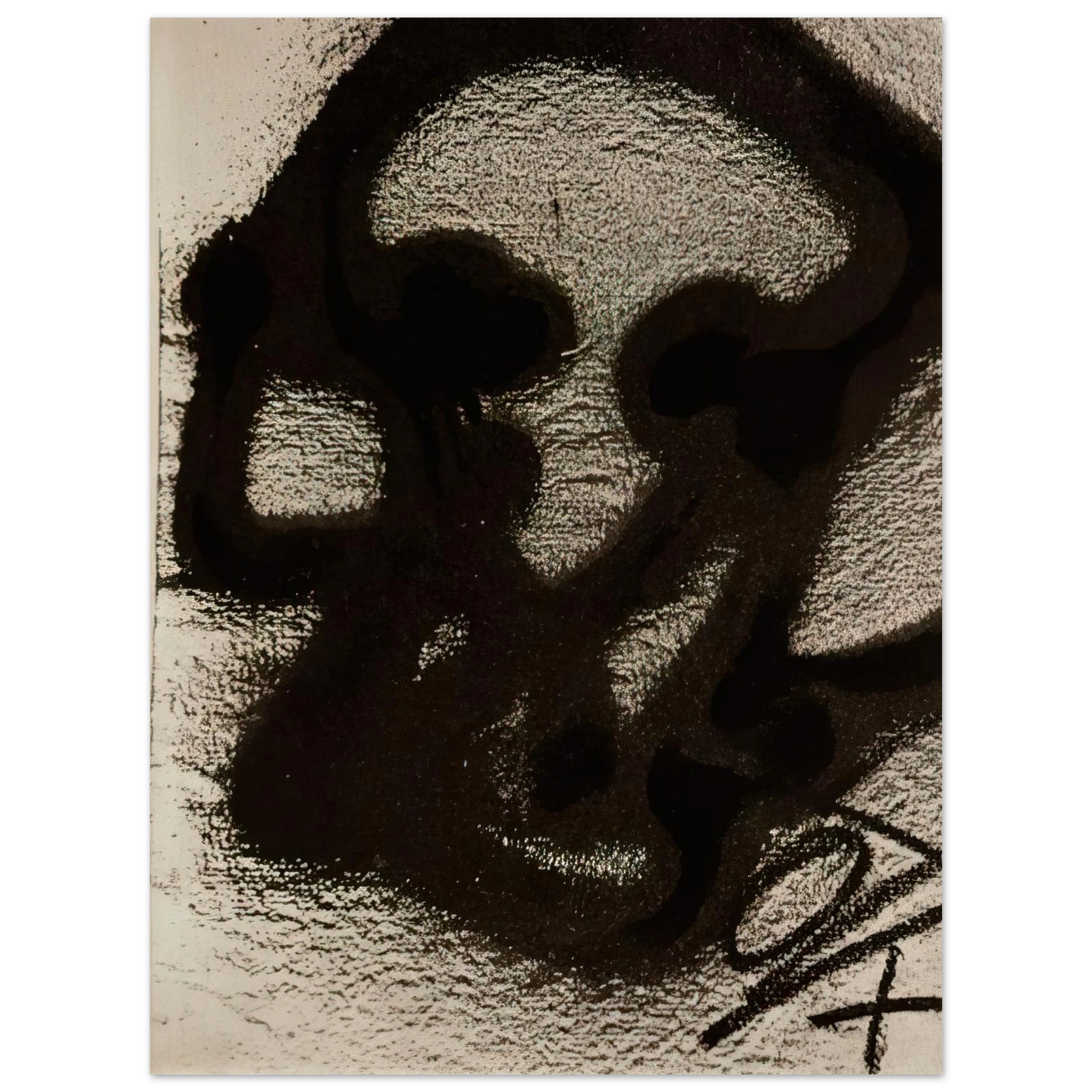 Antoni Tapies - EQUATION III 1987  75x100 cm / 30x40inches Fine Art Poster