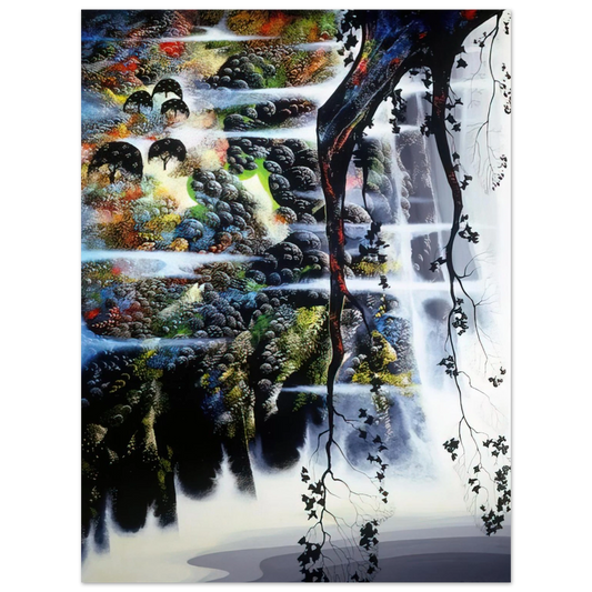 Eyvind Earle - Seaside Wilderness  75x100 cm / 30x40inches Fine Art Poster