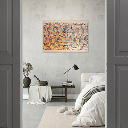CORPSE AND MIRROR 1969 0 - Jasper Johns Brushed Aluminum Print - 70x100 cm / 28x40 inches | Jasper Johns Aluminum Print | Jasper Johns Prints
