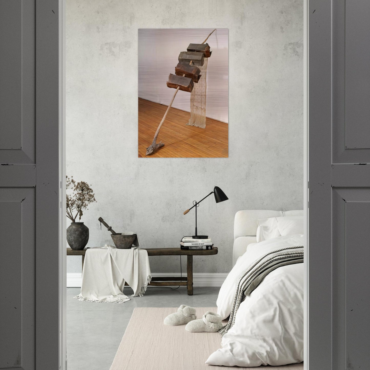 UNTITLED VENETIAN 1973 - Robert Rauschenberg Brushed Aluminum Print - 70x100 cm / 28x40 inches | Robert Rauschenberg Aluminum Print | Robert Rauschenberg Prints