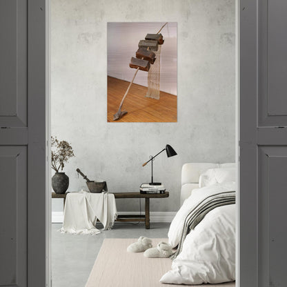 UNTITLED VENETIAN 1973 - Robert Rauschenberg Brushed Aluminum Print - 70x100 cm / 28x40 inches | Robert Rauschenberg Aluminum Print | Robert Rauschenberg Prints