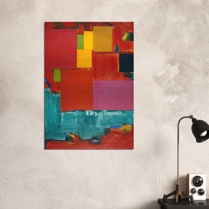 Pompeii - Hans Hofmann Brushed Aluminum Print - 70x100 cm / 28x40 inches | Hans Hofmann Aluminum Print | Hans Hofmann Prints