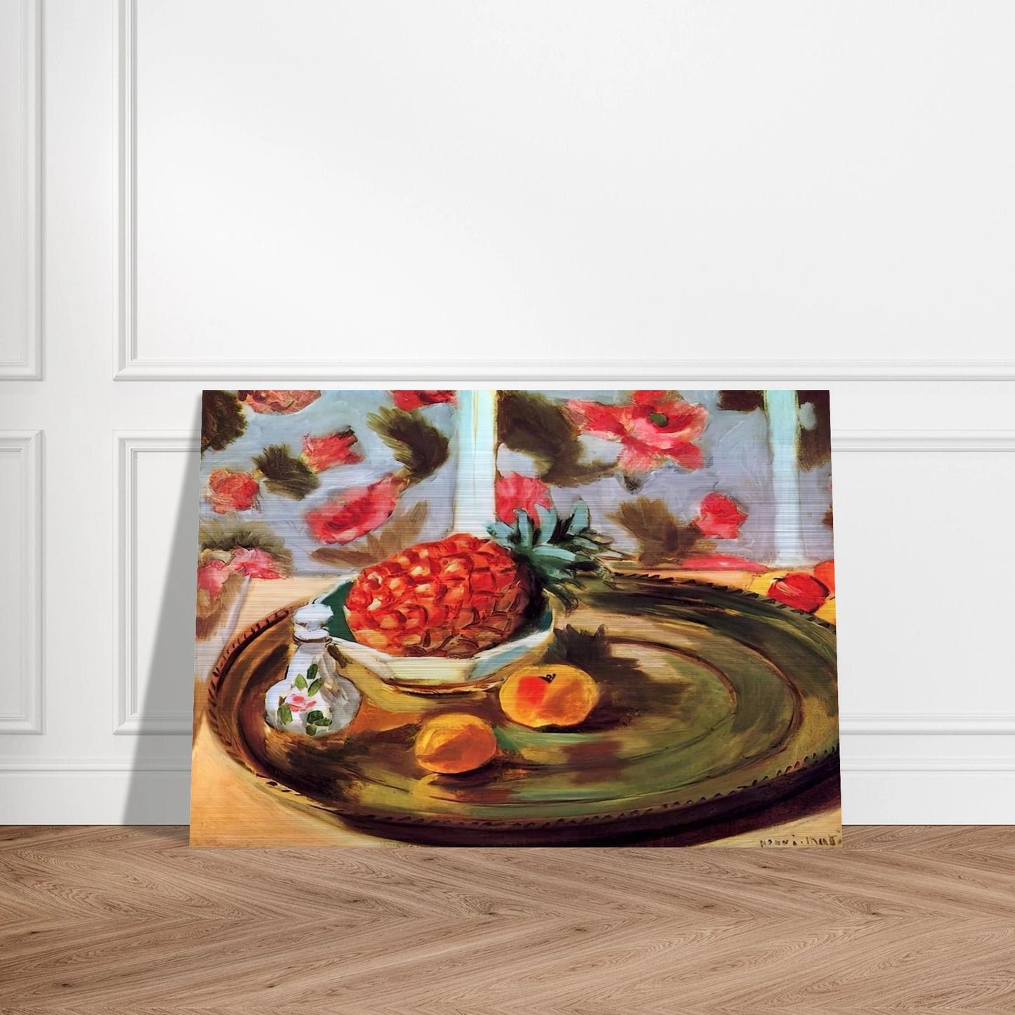 STILL LIFE WITH PINEAPPLE 1924 - Henri Matisse Brushed Aluminum Print - 70x100 cm / 28x40 inches | Henri Matisse Aluminum Print | Henri Matisse Prints