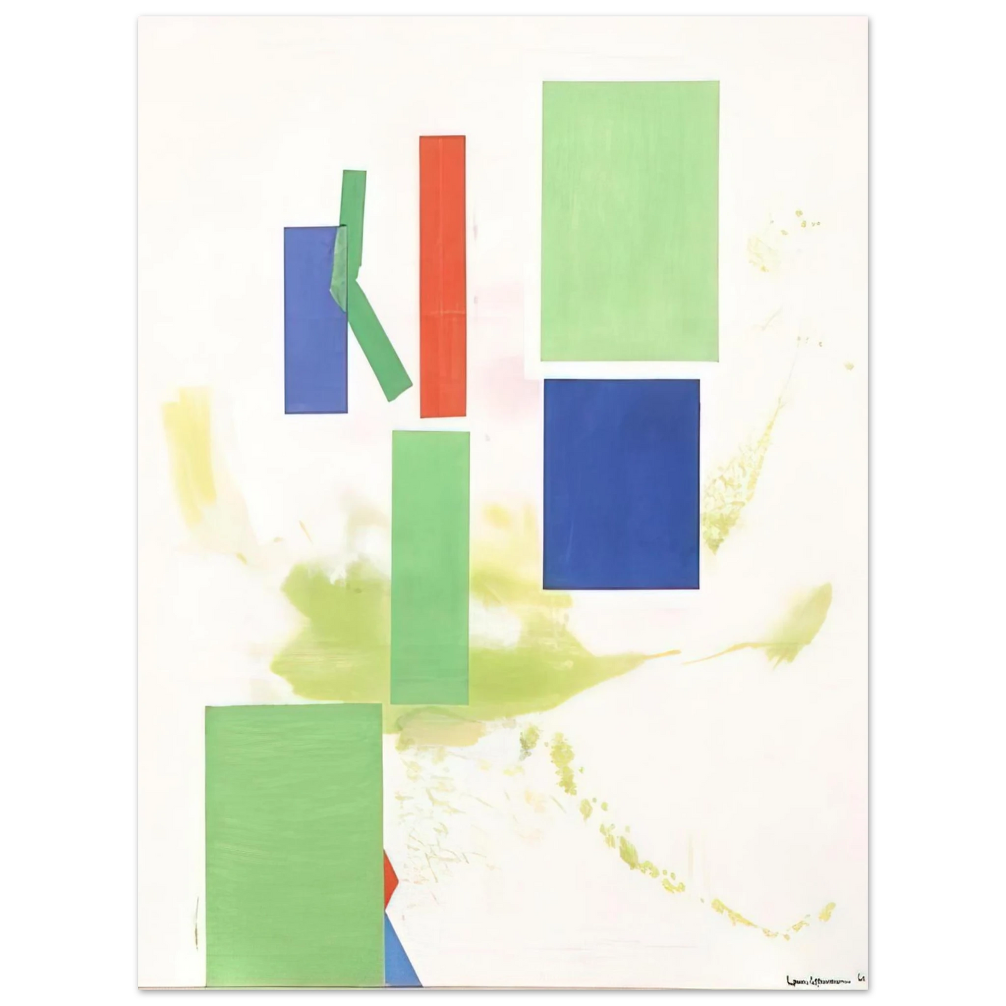Hans Hofmann - Lucidus Ordo  75x100 cm / 30x40inches Fine Art Poster