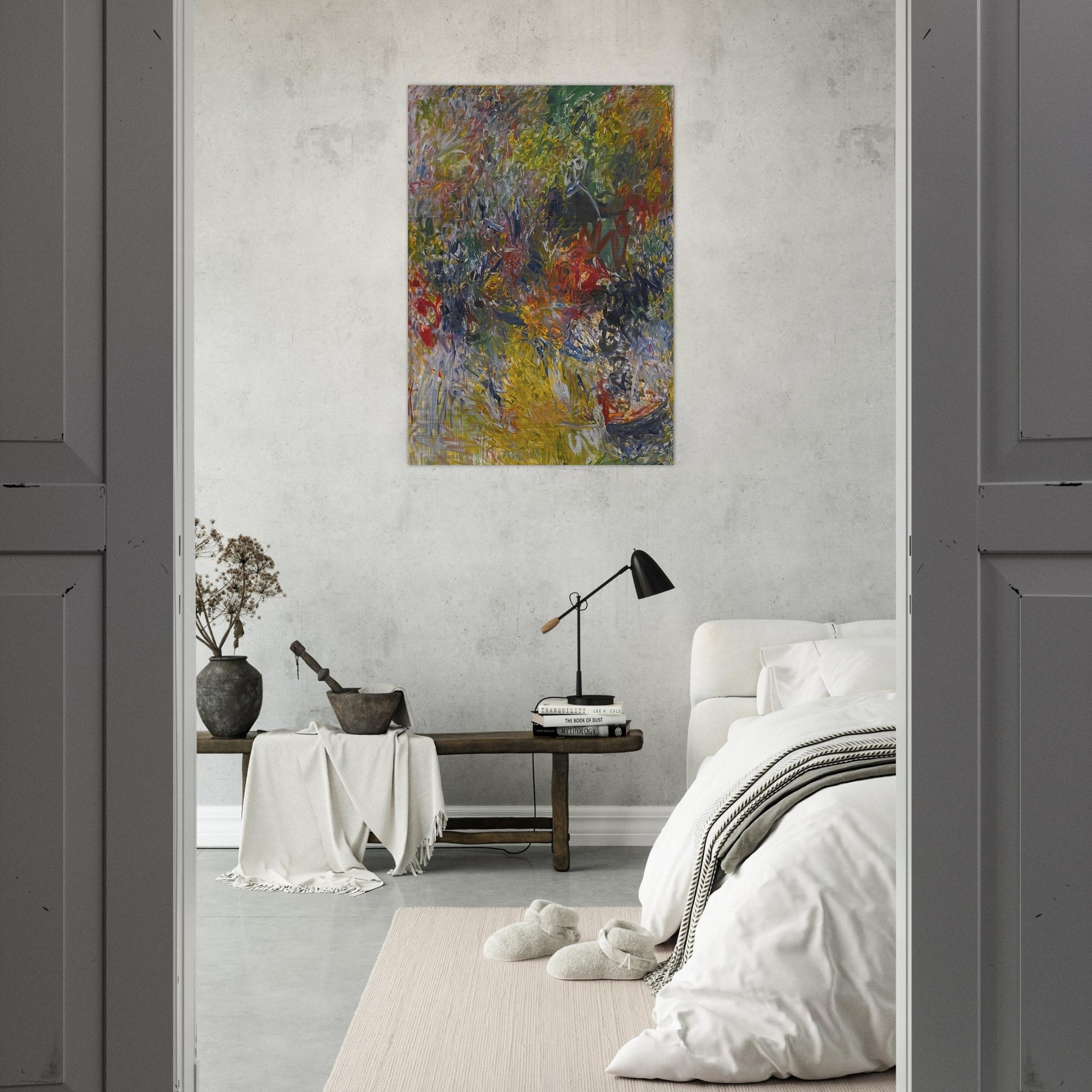 ROSELAND 1959 - Milton Resnick Brushed Aluminum Print - 70x100 cm / 28x40 inches | Milton Resnick Aluminum Print | Milton Resnick Prints
