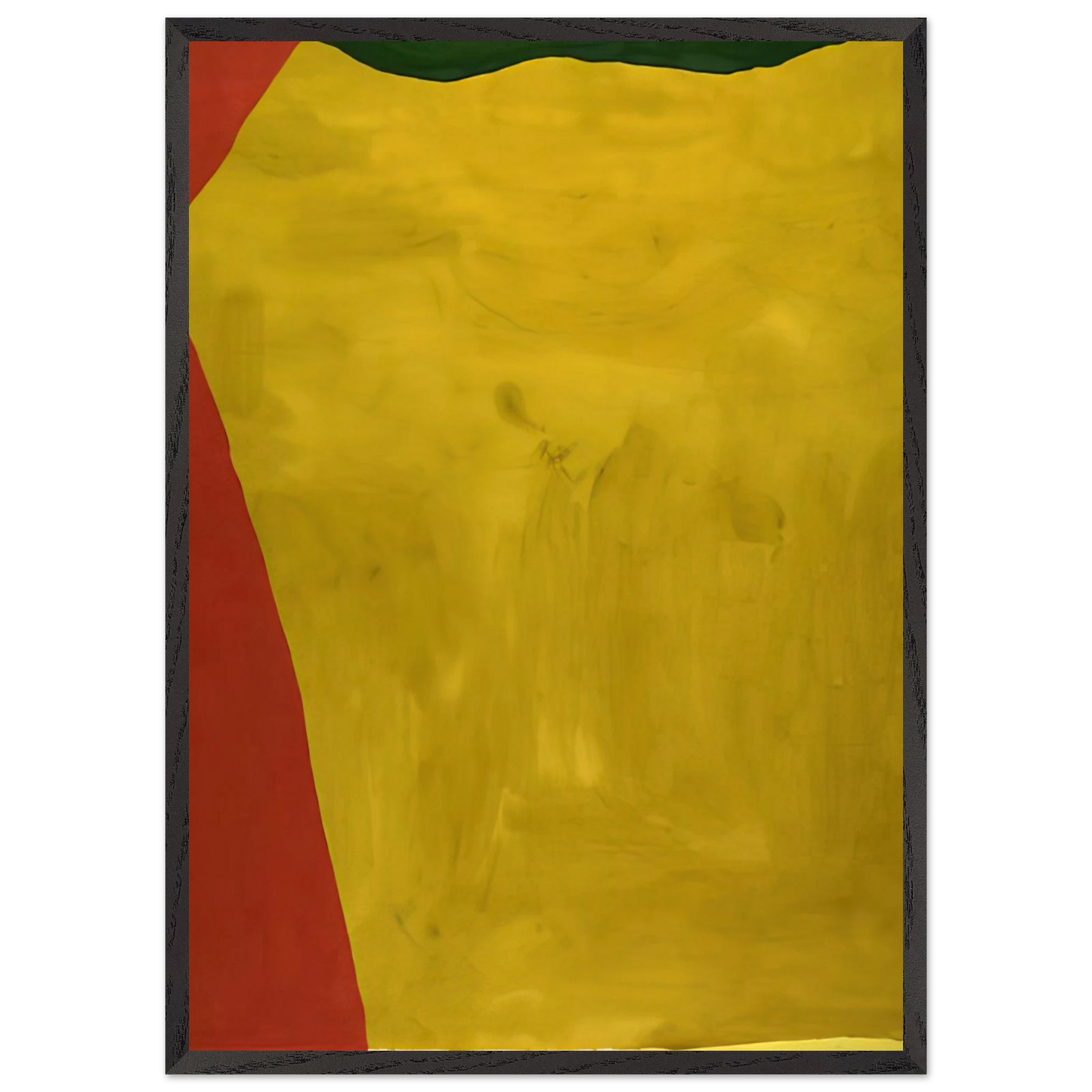 Helen Frankenthaler - Blessing of the Fleet - 1969 Wall art - 60x80 cm / 24x32 inches - Premium Wooden Framed Poster With Fine Art Paper-canvas - White frame
