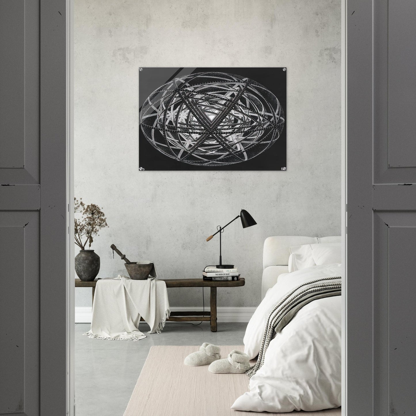 CONCENTRIC RINDS - MC Escher Acrylic Print - 70x100 cm / 28x40″ inches | Maurits Cornelis Escher Prints