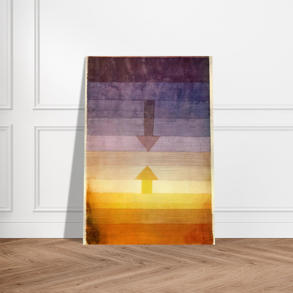 SEPARATION IN THE EVENING 1922 - Paul Klee Brushed Aluminum Print - 70x100 cm / 28x40 inches | Paul Klee Aluminum Print | Paul Klee Prints