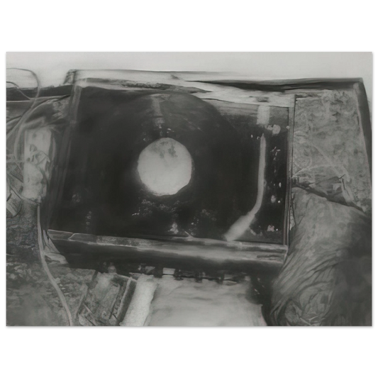 Gerhard Richter - RECORD PLAYER 1988  75x100 cm / 30x40inches Fine Art Poster