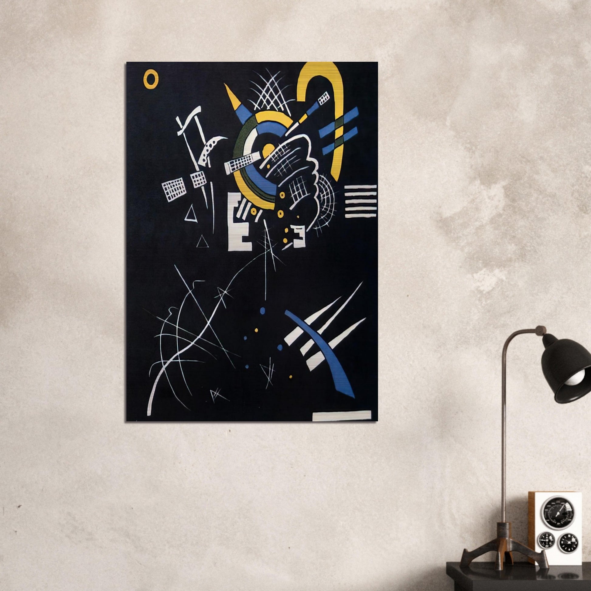 SMALL WORLDS VII 1922 - Wassily Kandinsky Brushed Aluminum Print - 70x100 cm / 28x40 inches | Wassily Kandinsky Aluminum Print | Wassily Kandinsky Prints