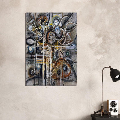 The Center - Richard Pousette-Dart Brushed Aluminum Print - 70x100 cm / 28x40 inches | Richard Pousette-Dart Aluminum Print | Richard Pousette-Dart Prints