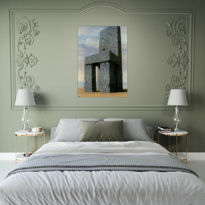 THE LEGEND OF THE CENTURIES 1950 - Rene Magritte Brushed Aluminum Print - 70x100 cm / 28x40 inches | Rene Magritte Aluminum Print | Rene Magritte Prints
