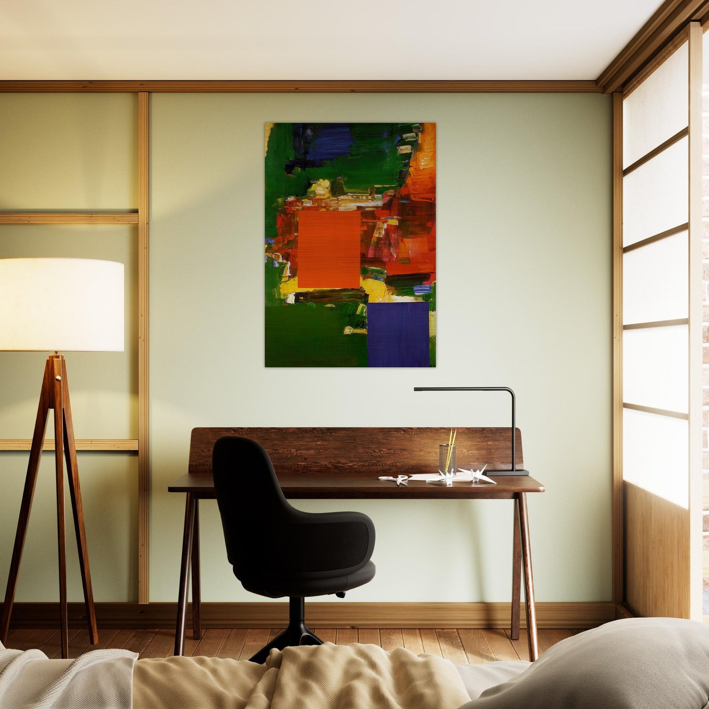 Olive Grove - Hans Hofmann Brushed Aluminum Print - 70x100 cm / 28x40 inches | Hans Hofmann Aluminum Print | Hans Hofmann Prints