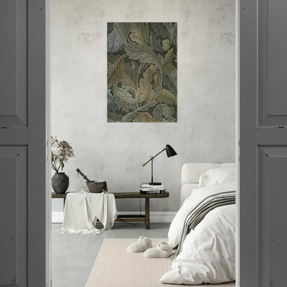 ACANTHUS WALLPAPER 1875 - William Morris Brushed Aluminum Print - 70x100 cm / 28x40 inches | William Morris Aluminum Print | William Morris Prints