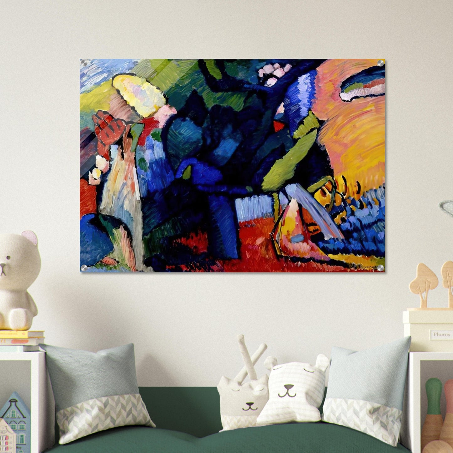 IMPROVISATION 4 1909 - Wassily Kandinsky Acrylic Print - 70x100 cm / 28x40″ inches