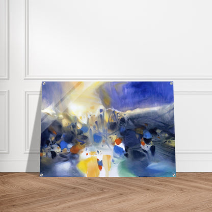 LA VIE QUI ANIME LES NUAGES 2006 - Chu teh Chun Acrylic Print - 70x100 cm / 28x40″ inches | Chu teh Chun Wall Art | Chu teh Chun Prints