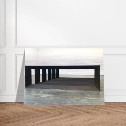 Untitled JUDDO0517 - 1979 - Donald Judd Brushed Aluminum Print - 70x100 cm / 28x40 inches | Donald Judd Aluminum Print | Donald Judd Prints