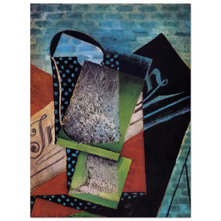 Juan Gris - STILL LIFE DEDICATED TO ANDRE SALMON 1915  75x100 cm / 30x40inches Fine Art Poster