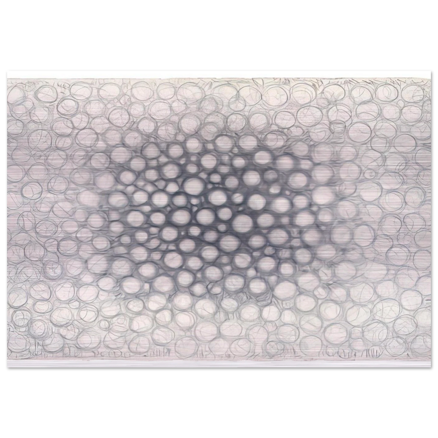 Light Gathers to the Question of No - 1979 - Richard Pousette-Dart Brushed Aluminum Print - 70x100 cm / 28x40 inches | Richard Pousette-Dart Aluminum Print | Richard Pousette-Dart Prints