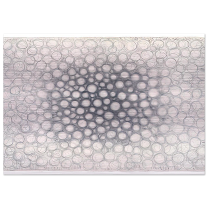 Light Gathers to the Question of No - 1979 - Richard Pousette-Dart Brushed Aluminum Print - 70x100 cm / 28x40 inches | Richard Pousette-Dart Aluminum Print | Richard Pousette-Dart Prints