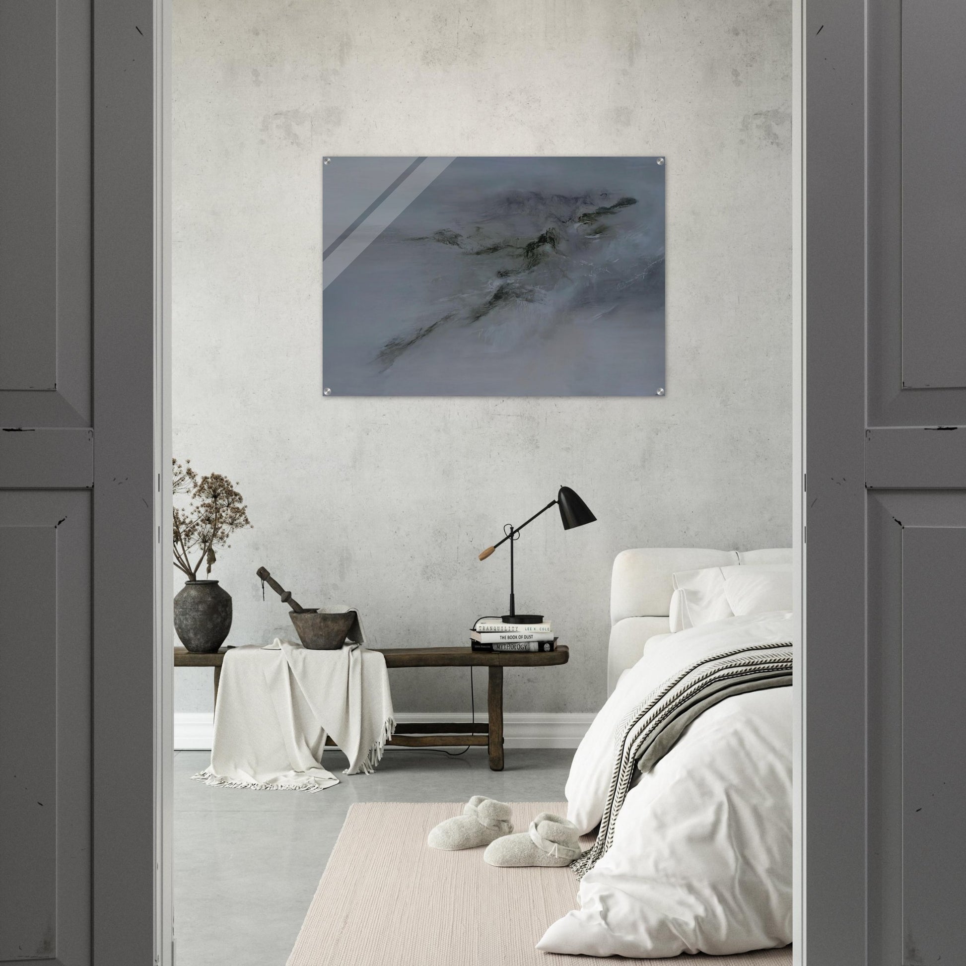 28 10 2001 2001 - Zao Wou-Ki Acrylic Print - 70x100 cm / 28x40″ inches | Zao Wou-Ki Wall Art | Zao Wou-Ki Prints