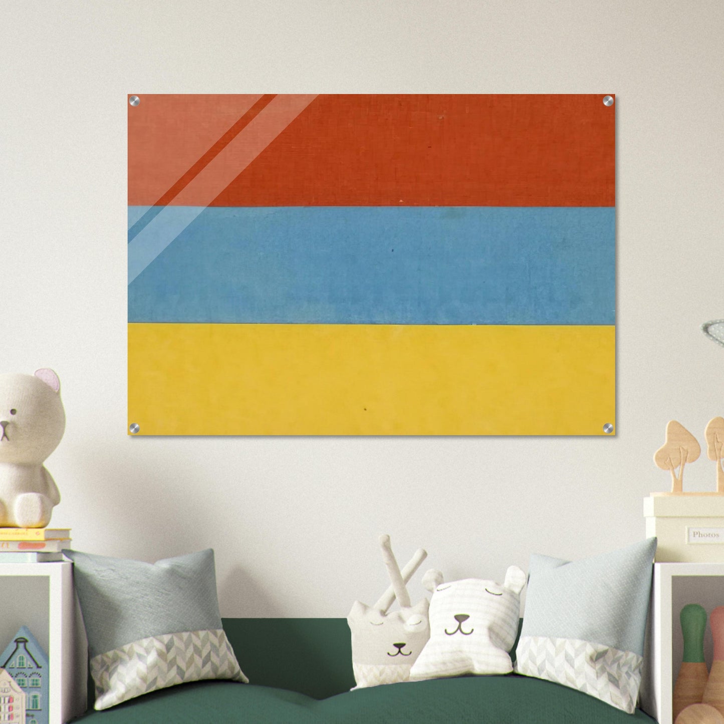 Red, Blue, Yellow - Ellsworth Kelly Acrylic Print - 70x100 cm / 28x40″ inches